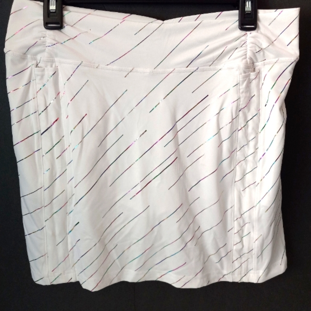 Antigua Multicolor Metallic Cinch Skort